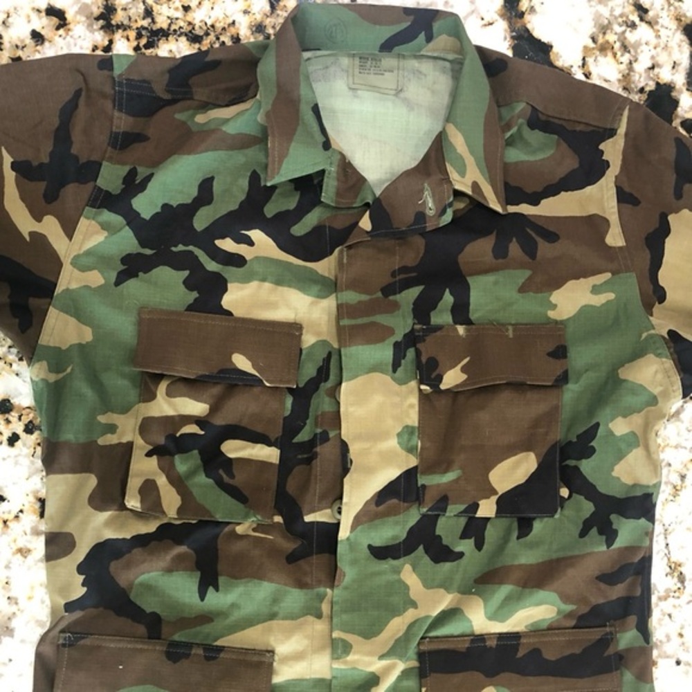 BDU Pattern Camouflage Men's Blouse